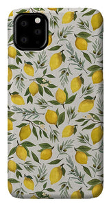 Olive and Lemon Pattern - Phone Case