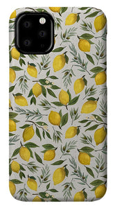 Olive and Lemon Pattern - Phone Case
