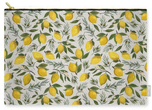 Load image into Gallery viewer, Olive and Lemon Pattern - Zip Pouch