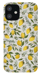 Olive and Lemon Pattern - Phone Case