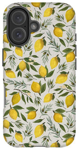Olive and Lemon Pattern - Phone Case