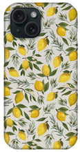 Load image into Gallery viewer, Olive and Lemon Pattern - Phone Case