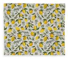 Load image into Gallery viewer, Olive and Lemon Pattern - Blanket