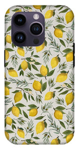 Olive and Lemon Pattern - Phone Case