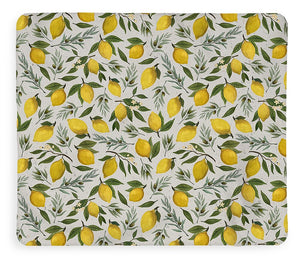 Olive and Lemon Pattern - Blanket