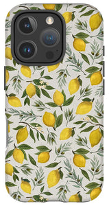 Olive and Lemon Pattern - Phone Case