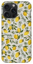 Load image into Gallery viewer, Olive and Lemon Pattern - Phone Case