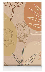 Orange Abstract Desert Pattern - Yoga Mat
