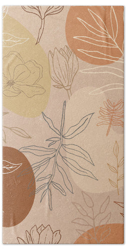Orange Abstract Desert Pattern - Beach Towel