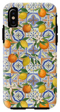 Load image into Gallery viewer, Orange and Lemon Tile Pattern - Phone Case