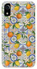 Load image into Gallery viewer, Orange and Lemon Tile Pattern - Phone Case