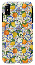 Load image into Gallery viewer, Orange and Lemon Tile Pattern - Phone Case