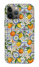 Load image into Gallery viewer, Orange and Lemon Tile Pattern - Phone Case