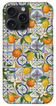 Load image into Gallery viewer, Orange and Lemon Tile Pattern - Phone Case