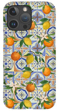Load image into Gallery viewer, Orange and Lemon Tile Pattern - Phone Case