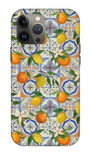 Load image into Gallery viewer, Orange and Lemon Tile Pattern - Phone Case