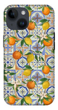 Load image into Gallery viewer, Orange and Lemon Tile Pattern - Phone Case