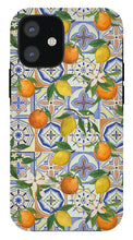 Load image into Gallery viewer, Orange and Lemon Tile Pattern - Phone Case