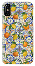 Load image into Gallery viewer, Orange and Lemon Tile Pattern - Phone Case