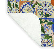 Load image into Gallery viewer, Orange and Lemon Tile Pattern - Blanket