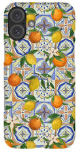 Load image into Gallery viewer, Orange and Lemon Tile Pattern - Phone Case