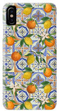 Load image into Gallery viewer, Orange and Lemon Tile Pattern - Phone Case
