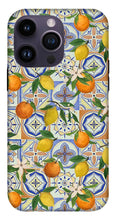 Load image into Gallery viewer, Orange and Lemon Tile Pattern - Phone Case