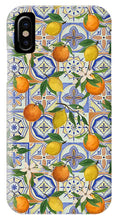 Load image into Gallery viewer, Orange and Lemon Tile Pattern - Phone Case