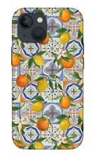 Load image into Gallery viewer, Orange and Lemon Tile Pattern - Phone Case