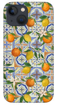 Load image into Gallery viewer, Orange and Lemon Tile Pattern - Phone Case