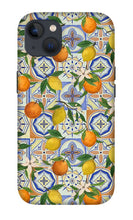 Load image into Gallery viewer, Orange and Lemon Tile Pattern - Phone Case