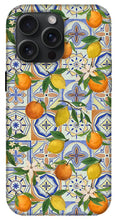 Load image into Gallery viewer, Orange and Lemon Tile Pattern - Phone Case