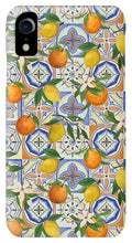 Load image into Gallery viewer, Orange and Lemon Tile Pattern - Phone Case