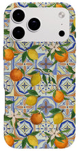 Load image into Gallery viewer, Orange and Lemon Tile Pattern - Phone Case