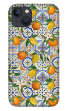 Load image into Gallery viewer, Orange and Lemon Tile Pattern - Phone Case
