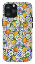 Load image into Gallery viewer, Orange and Lemon Tile Pattern - Phone Case