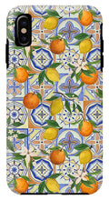 Load image into Gallery viewer, Orange and Lemon Tile Pattern - Phone Case