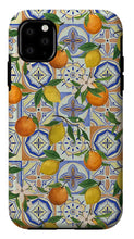 Load image into Gallery viewer, Orange and Lemon Tile Pattern - Phone Case