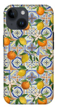 Load image into Gallery viewer, Orange and Lemon Tile Pattern - Phone Case