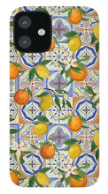 Load image into Gallery viewer, Orange and Lemon Tile Pattern - Phone Case