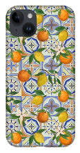 Load image into Gallery viewer, Orange and Lemon Tile Pattern - Phone Case