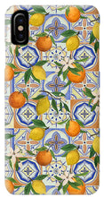 Load image into Gallery viewer, Orange and Lemon Tile Pattern - Phone Case