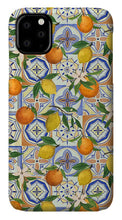 Load image into Gallery viewer, Orange and Lemon Tile Pattern - Phone Case