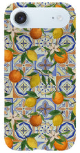 Load image into Gallery viewer, Orange and Lemon Tile Pattern - Phone Case