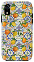 Load image into Gallery viewer, Orange and Lemon Tile Pattern - Phone Case