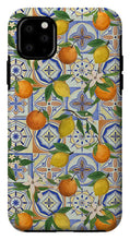 Load image into Gallery viewer, Orange and Lemon Tile Pattern - Phone Case