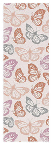 Orange and Pink Butterfly Pattern - Yoga Mat