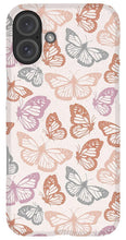 Load image into Gallery viewer, Orange and Pink Butterfly Pattern - Phone Case