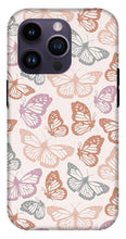 Load image into Gallery viewer, Orange and Pink Butterfly Pattern - Phone Case