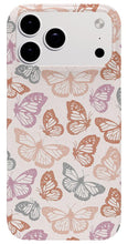 Load image into Gallery viewer, Orange and Pink Butterfly Pattern - Phone Case